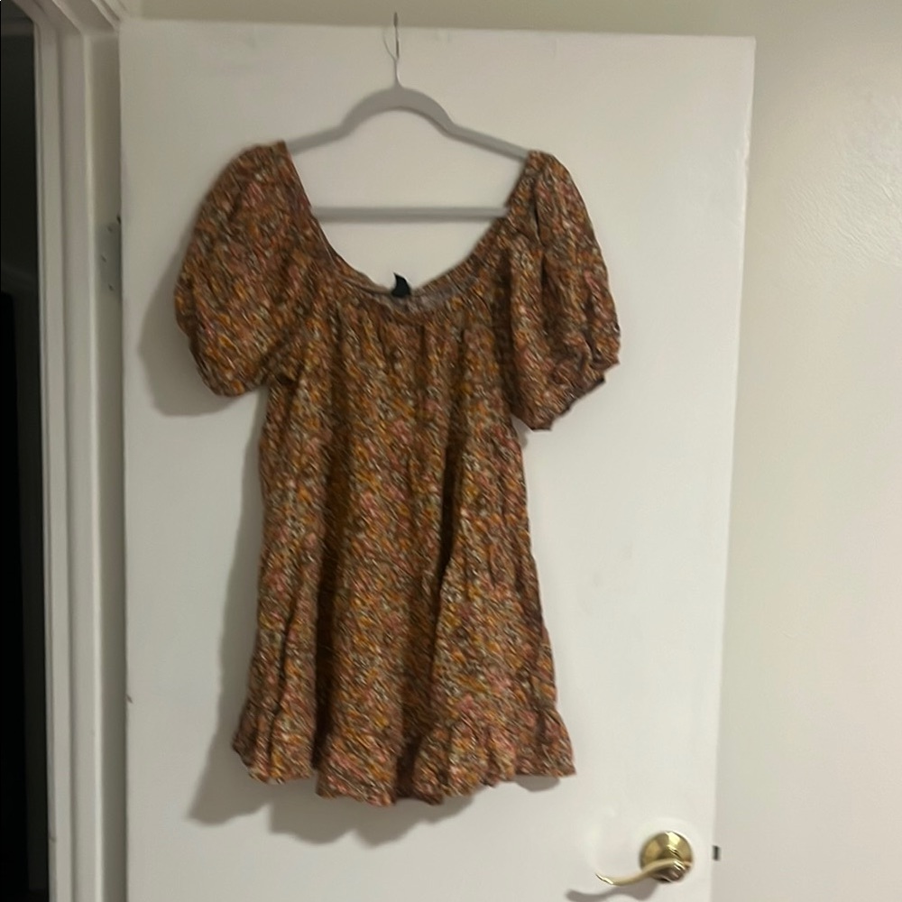 Floral Puff Sleeve Top